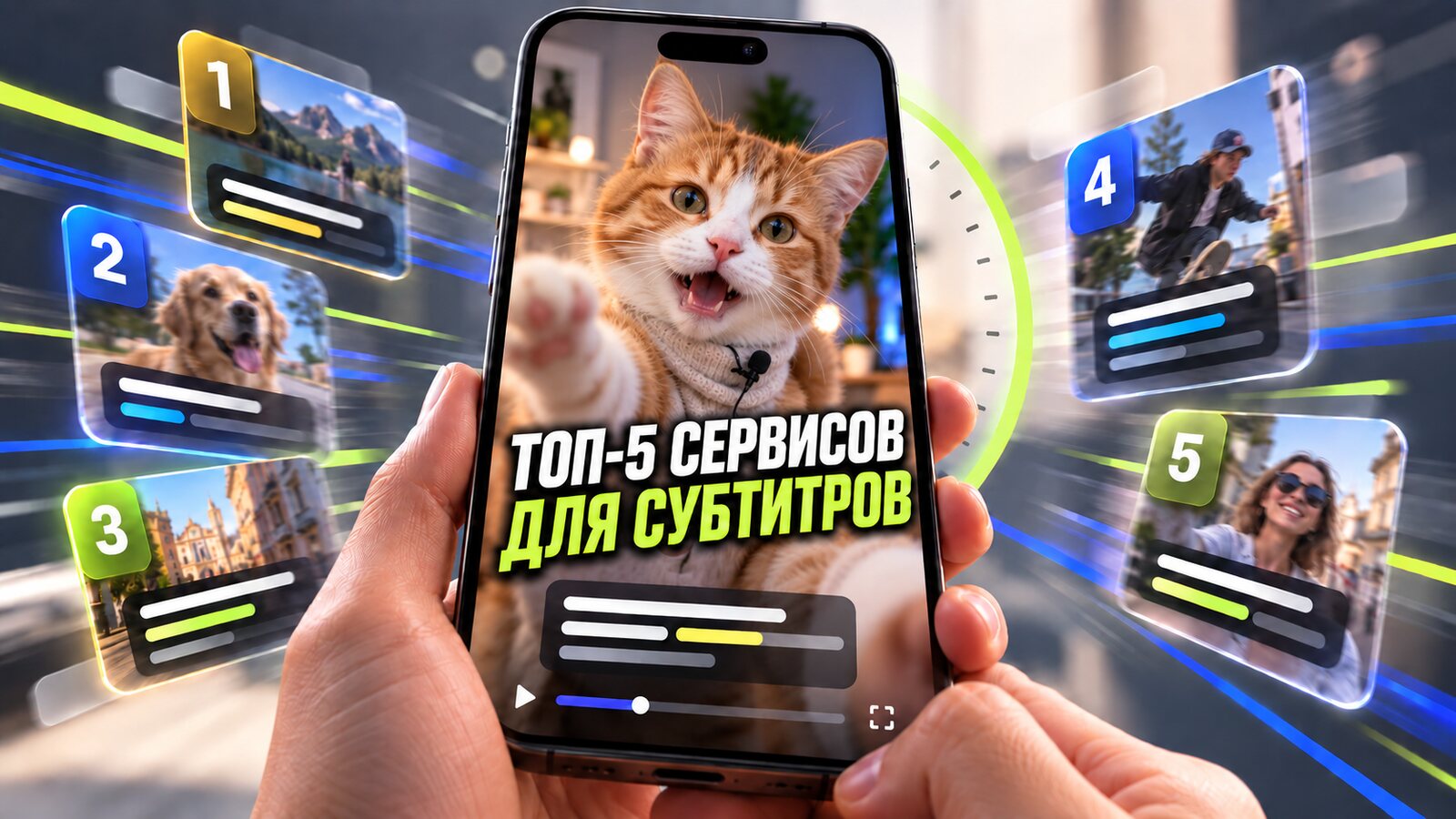 Топ-5 сервисов для автоматических субтитров к видео