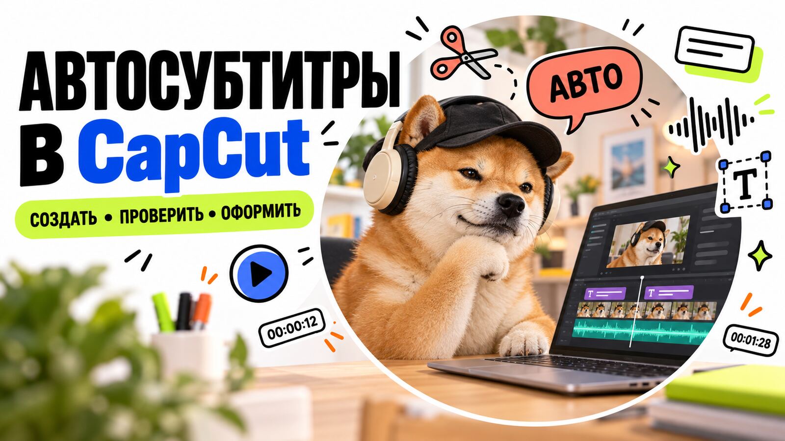 Автосубтитры в CapCut: создать, проверить, оформить — субтитры на таймлайне монтажного редактора