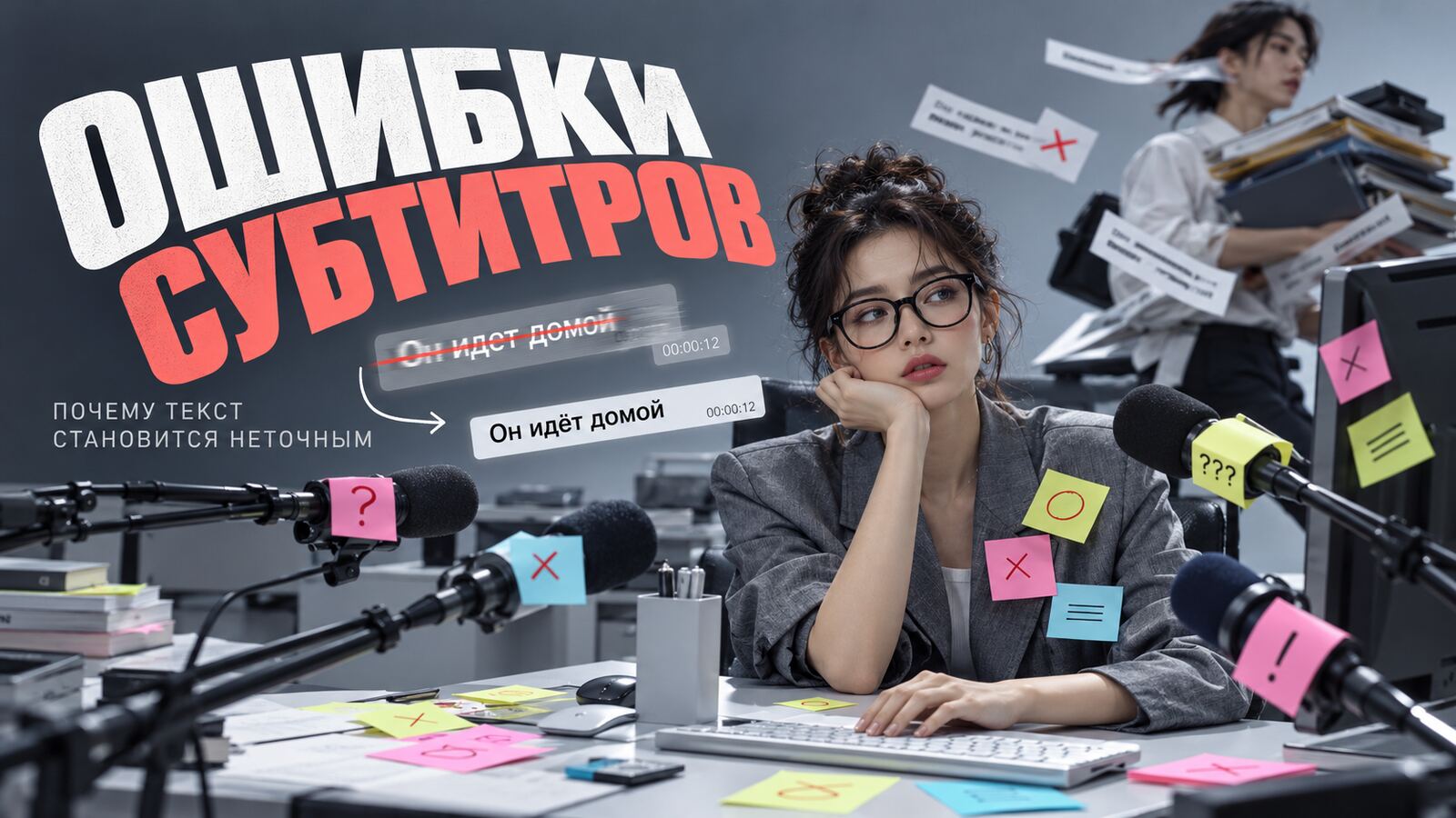 Ошибки субтитров: почему текст становится неточным — «Он идет домой» исправлено на «Он идёт домой»